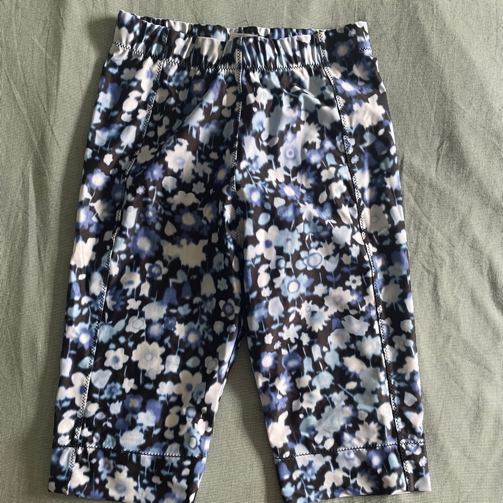 GANNI Floral Patterned Biker shorts